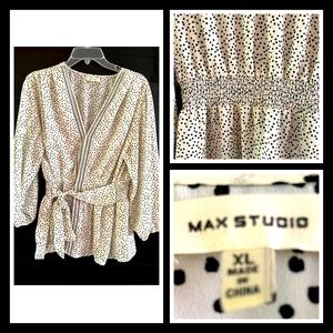 Max Studio Dressy Blouse Size XL